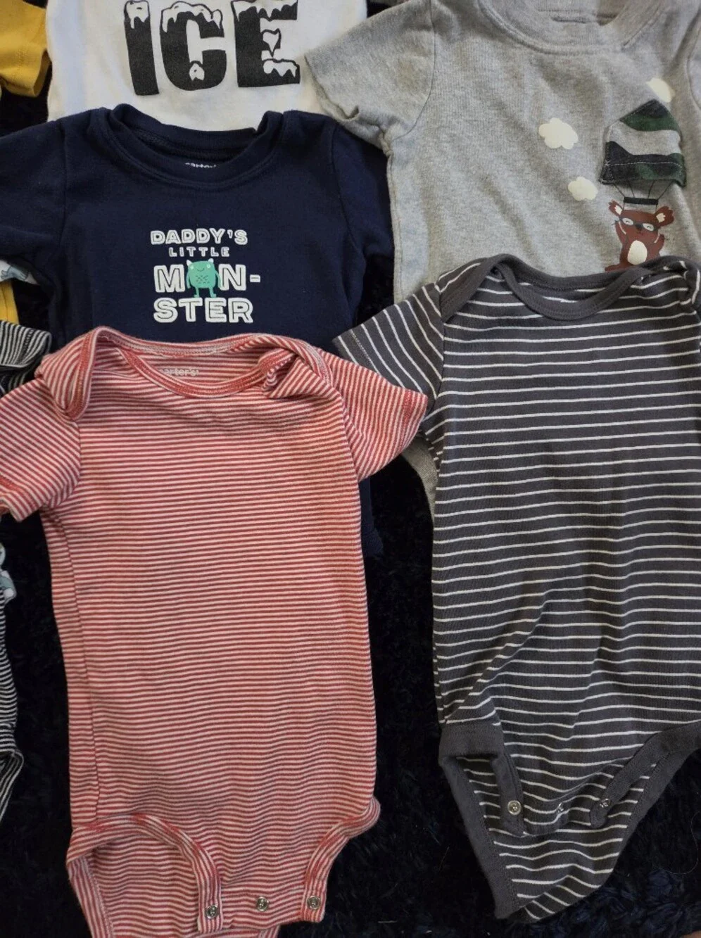 Lot Of 13 Short Sleeve Onsies Size 12m